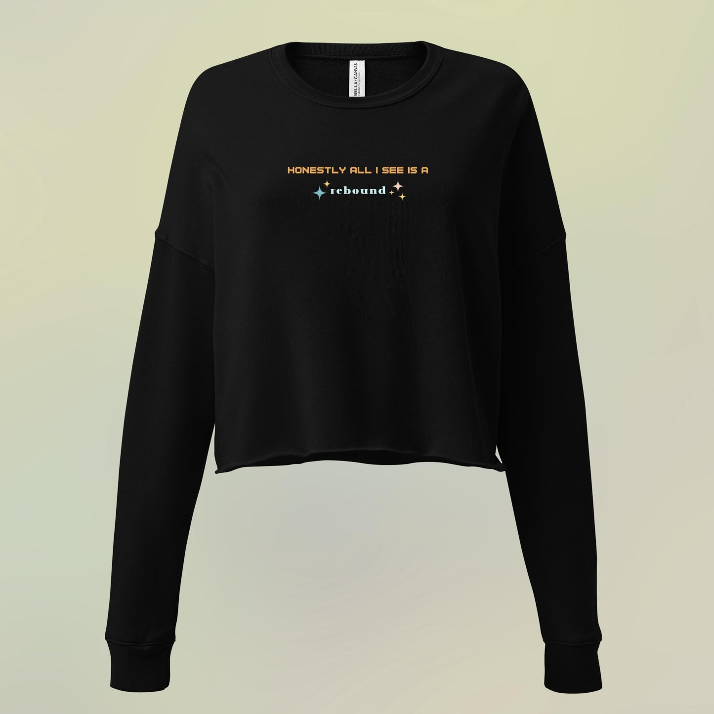 Jump Ship lyric cropped pullover