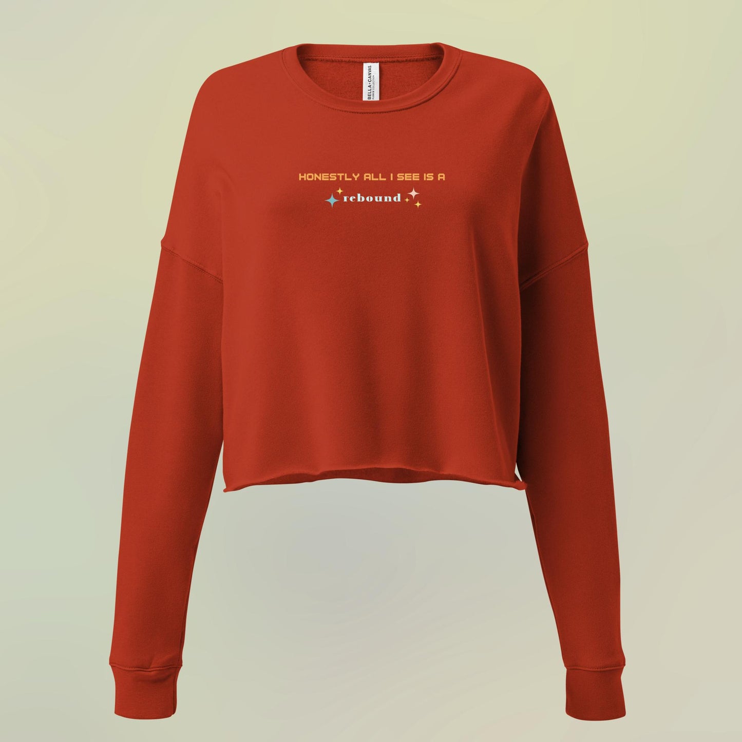 Jump Ship lyric cropped pullover