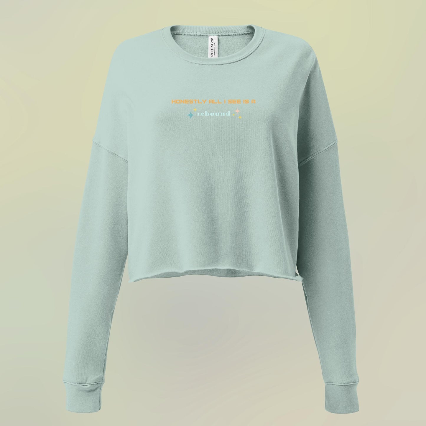 Jump Ship lyric cropped pullover